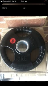 Olympic weight plates brand NEW $3:80 a kg 