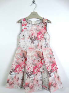 Next Girls Delicate Pink Floral Prom Summer Dress Sizes 3 & 5