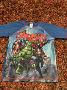 Avengers swim wear top Sz 7 new postage available