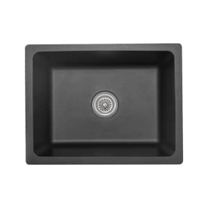 ABI black granite kitchen sink 560 x430 x220mm