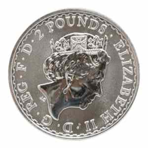 2 Pounds Elizabeth 2 D.G .Reg.F.D Silver Coin