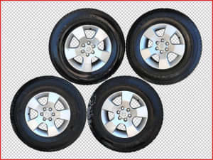 Nissan Navara D40 STX 2005 - 2013 16 Mag Wheels (New Tyres)