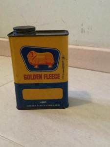 Golden fleece tin one quart