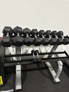 Weight DUMBBELLS + Storage RACK Stand