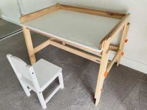 IKEA children table and chair