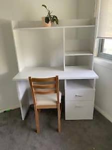 study desk with chair