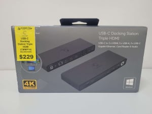 Comsol USB-C to Triple Docking Station (4K HDMI/8)