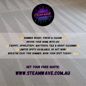 Carpet Cleaning - Spots Available