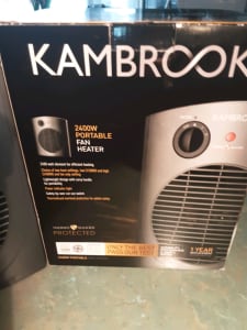 KAMBROOK PORTABLE HEATER just the thing for cold mornings $10