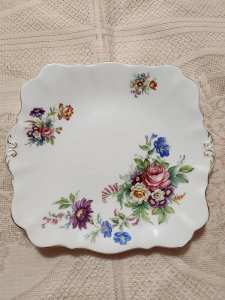 Lovely 1950s Roslyn China Minuet Cake Plate..