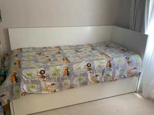 IKEA Flaxa bed with trundle - $180