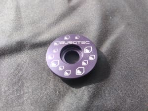 Burgtec MTB stem top cap Limited Edition purple