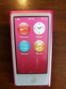 Ipod nano 16gb 7th gen pink like new