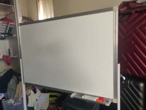 White board with markers