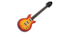 Hamer Sunburst Q/T Electric Guitar Cherry Sunburst Flame
