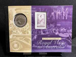 Collectable Queen Elizabeth 2006 Royal Visit Coin and Stamp Booklet