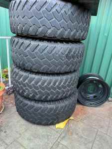 285/75/16 used wheels and tyres