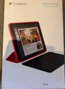 Logitech, Keys-to-go for iPad, never used, paid $80 for it from JB-HI