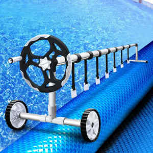 Pool Cover 500 Micron 10x4m Swimming Pool Solar Blanket 5.5m Roll...