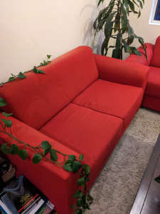 FREE: Two red sofas