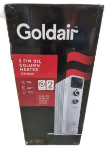 Goldair 1000w 5 Fin Oil Column