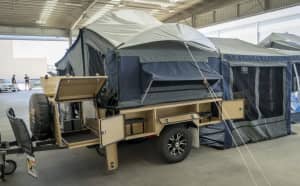 2020 Emu track soft floor camper trailer 