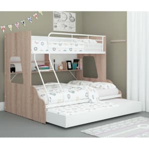 single over double bed plus pull out trundle bed w’ single mattress
