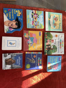 45 children toddler book story Peppa Thomas wiggles bluey