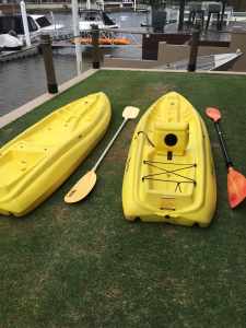 Adults Kayaks with Paddles. Good Condition