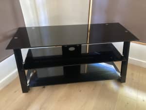 Glass TV cabinet