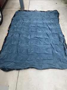 OZ Trail queen air bed with pump. Only used twice. .