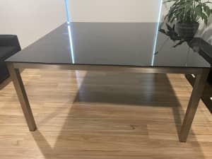 Square eight seater dining room table