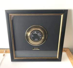 The Beatles Framed Replica Gold Record