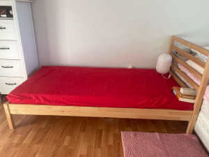 Single bed frame mattress for sale (pick up and cash only)