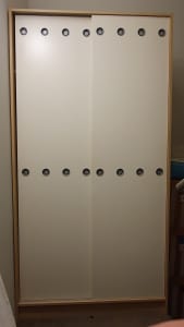 ikea bremnes (not brimnes) wardrobe with sliding doors