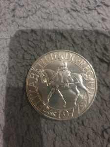 12 Silver Jubilee 1977 Dollar Coins