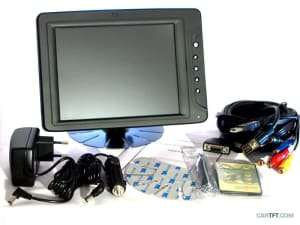 CTF846-C 8 Touchscreen Auto-dimmer Back-light Car Monitor 12V 240V