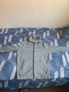 Nike silver fleece jacket (used)