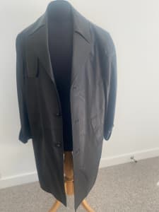 Mens 3/4 Length Leather Jacket