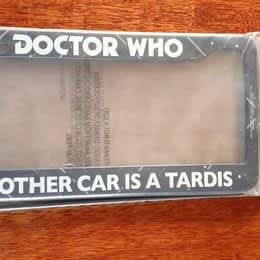 Dr Who Licensed Plate Frames