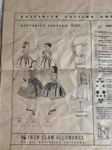 Vintage Buttrick Dress Pattern 8143