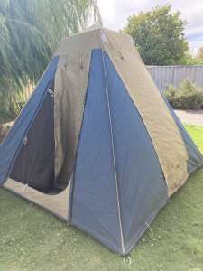 Oztrail Tourer 9 and 10 plus canvas tent