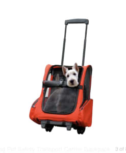 (Sold)**** Dog Pet Safety Carrier Backpack Trolley****