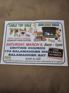 Markets / Garage Sale / Car Boot or Table Top Sales