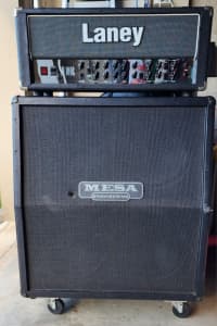 Mesa boogie 4x12 cab and lamey guitar amplifier 