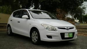 2009 Hyundai i30 FD MY09 SX White 4 Speed Automatic Hatchback