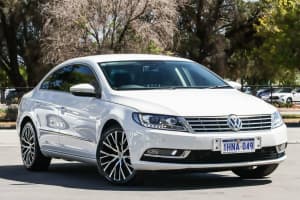 2012 Volkswagen CC Type 3CC MY13 125TDI DSG White 6 Speed Sports Automatic Dual Clutch Coupe