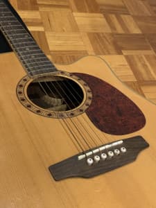 Ashton Acoustic Guitar D65SCEQ