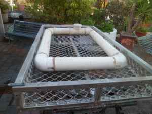 Large Heavy duty alum roof rack  , has bonus water tank