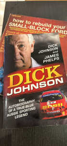 Dick Johnson autobiography book. Melb Glen Waverley Monash Area Preview